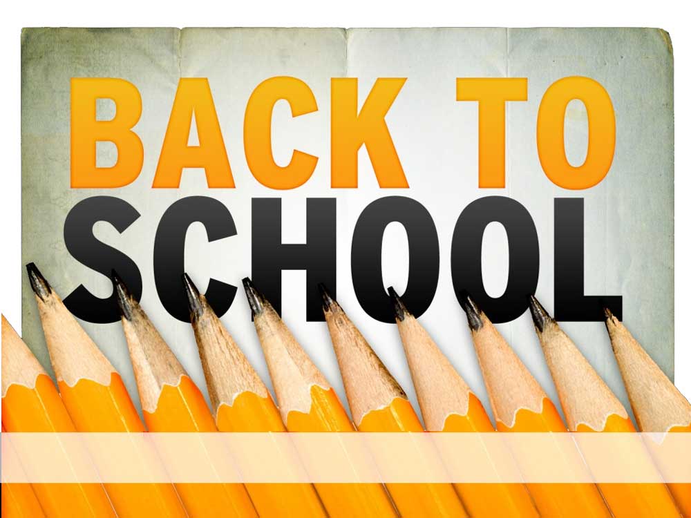 It's back to school kids