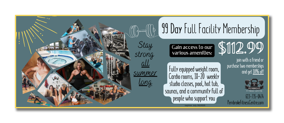 Pembroke Fitness Special for May-June-July Banner